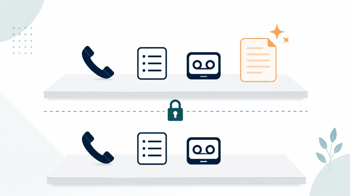 Dialpadのプラン構造のイメージ。非AIプランには通話ログと録音のみが残り、AI文字起こしはConnect AIプランでのみ生成される